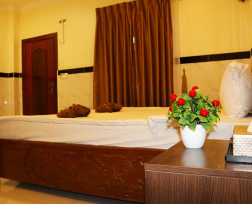 AHHA residence kampot bed
