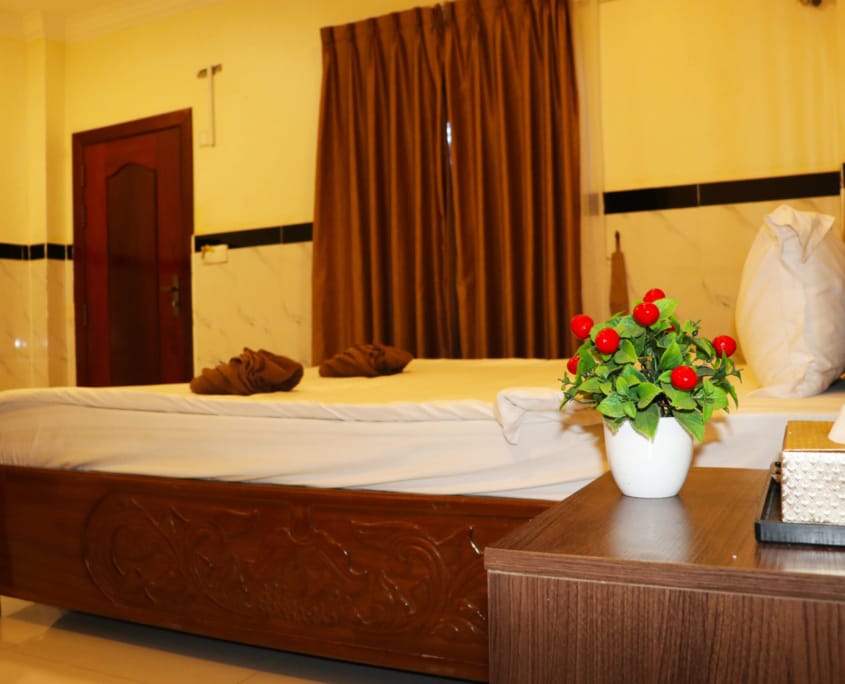 AHHA residence kampot bed